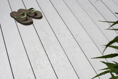 Террасная доска из ДПК Terrapol Практик моноколор Жемчуг (под заказ)