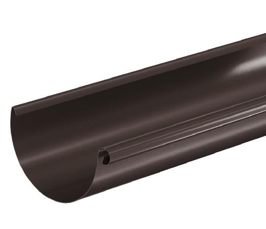 Водосток Aquasistem, система 150/100 - Водосточный желоб 3.00м RR 32 Тёмно Коричневый купить в Успенском