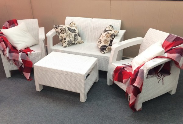Комплект Yalta Terrace Set белый купить в Успенском