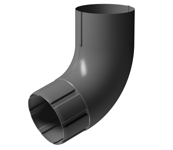 Колено 72° D90 Döcke STAL PREMIUM Графит, (RAL 7024) купить в Успенском