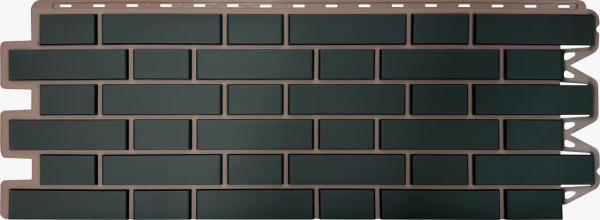 Фасадная панель Альта-Профиль, Кирпич Клинкерный, Графит купить в Успенском