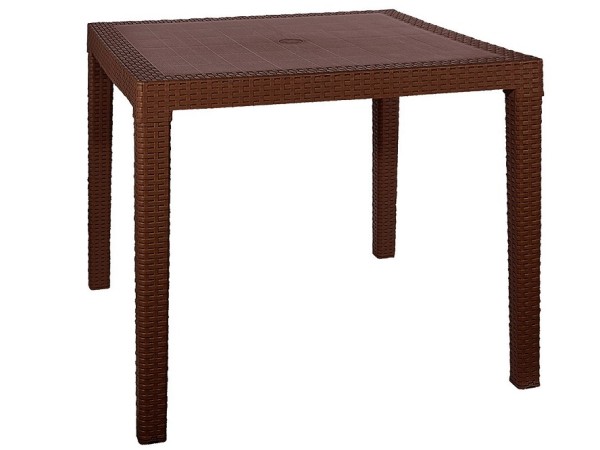 Стол квадратный FIJI Quatro Table Коричневый купить в Успенском