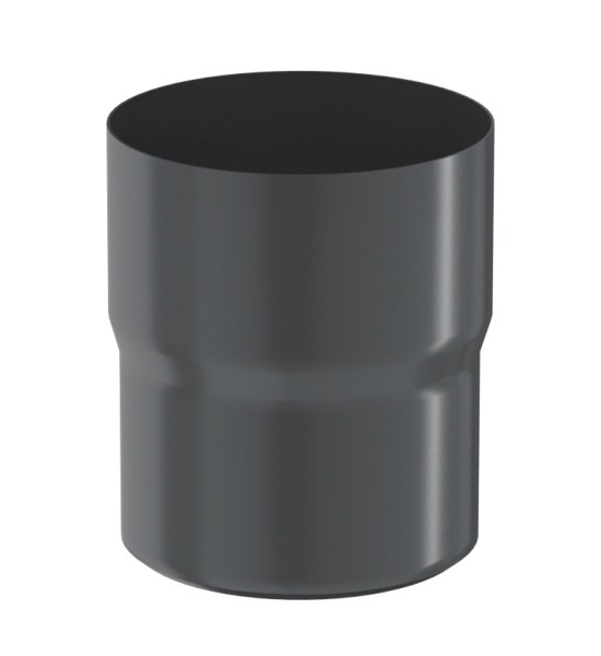 Водосток Aquasistem, система 125x90 - Соединитель трубы RAL 7024 Тёмно-серый купить в Успенском