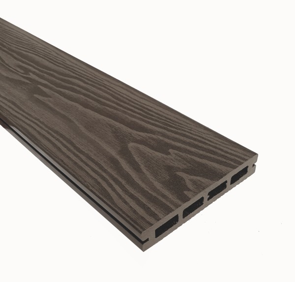 Террасная доска из ДПК Terrapol Смарт 3D Пустотелая с пазом Тик Киото купить в Успенском