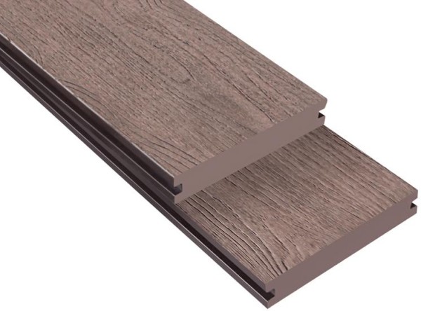 Террасная доска ДПК Outdoor 3D полнотелая NEVADA/CALIFORNIA BROWN коричневая микс купить в Успенском