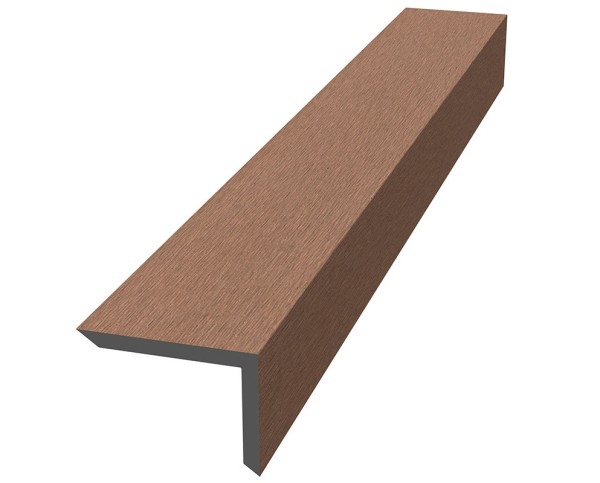 Уголок ДПК для террасной доски NauticPrime, 60x40x2900мм Кедр купить в Успенском