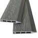 Заборная панель шип-паз EasyDecking Wood-Х 146х20 Серый купить в Успенском