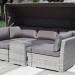 Диван-Трансформер AFINA плетеный из иск. ротанга AFM-320G Grey купить в Успенском