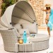 Диван-Трансформер AFINA плетеный из иск. ротанга AFM-325 Beige купить в Успенском