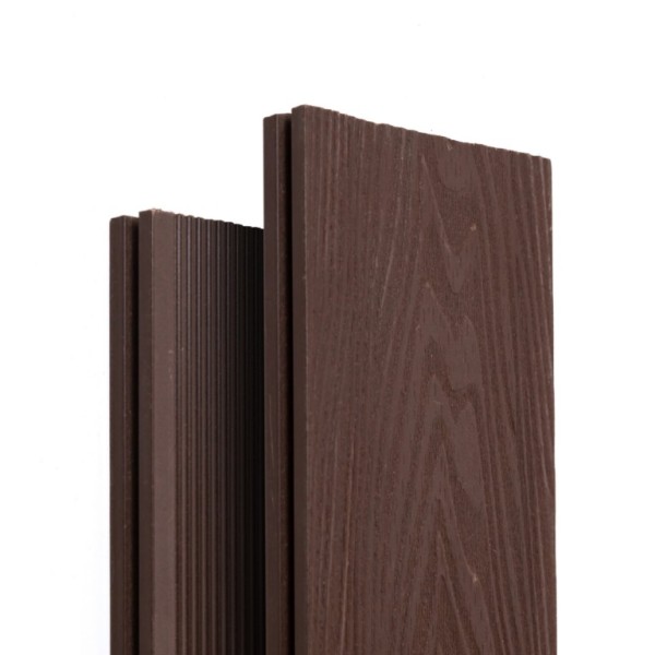 Террасная доска Ecodecking Экстра 3D полнотелая Графит купить в Успенском