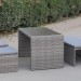 Диван-Трансформер AFINA плетеный из иск. ротанга S330G-W78 Grey купить в Успенском