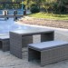 Диван-Трансформер AFINA плетеный из иск. ротанга S330G-W78 Grey купить в Успенском