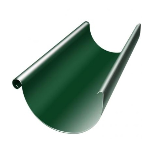 Водосток Grand Line 125x90 – Желоб 3м RAL 6005 купить в Успенском