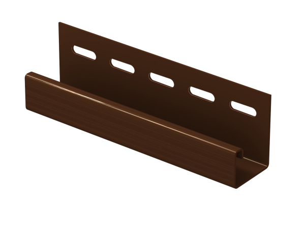 J-планка Ю-пласт Классика коричневая купить в Успенском