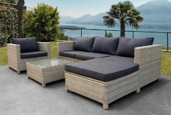 Комплект мебели AFINA плетеной из иск. ротанга YR821G Grey/Grey купить в Успенском