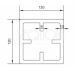 Столб SEQUOIA Evolution 3D WOOD GRAY купить в Успенском