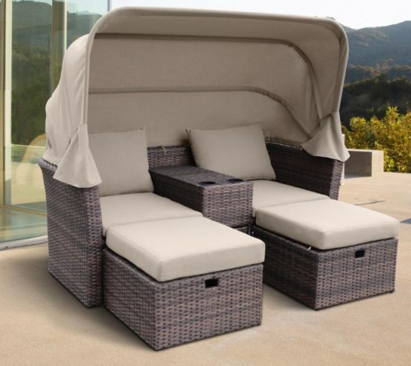 Комплект мебели AFINA плетеной из иск. ротанга AFM-330B Brown купить в Успенском