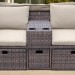 Комплект мебели AFINA плетеной из иск. ротанга AFM-330B Brown купить в Успенском