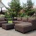 Комплект мебели AFINA плетеной из иск. ротанга YR821A Brown/Beige купить в Успенском