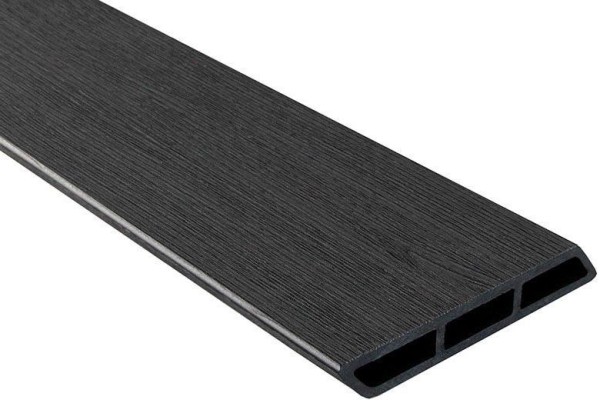 Доска Ромбус 3D ДПК Outdoor STORM BLACK черная купить в Успенском