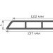 Доска Ромбус 3D ДПК Outdoor STORM GREY серая микс купить в Успенском