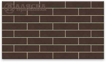Фасадные Термопанели Аляска Amsterdam brown купить в Успенском
