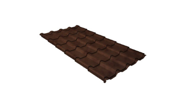 Металлочерепица камея 0,45 Safari Twincolor Brown купить в Успенском