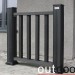 Ограждение из ДПК Outdoor Классик 3D STORM чёрный купить в Успенском