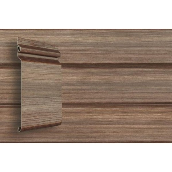 Виниловый сайдинг Grand Line Natural-Брус Tundra - Кедр купить в Успенском