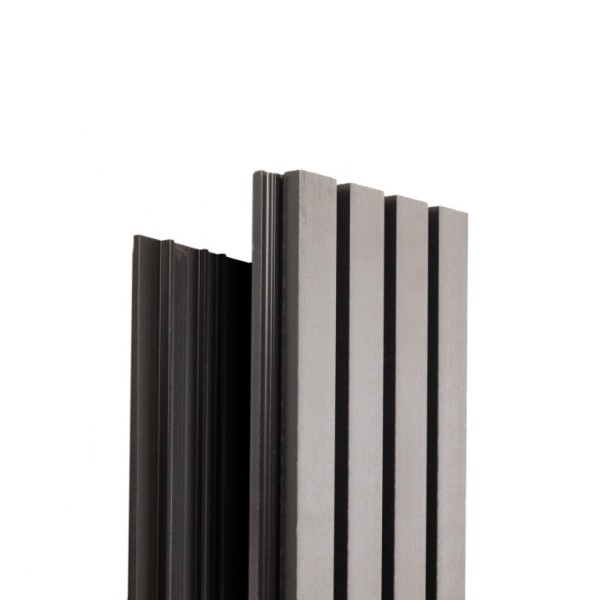 Фасадная доска Ecodecking Техно реечная 200х26х3000 Серый купить в Успенском