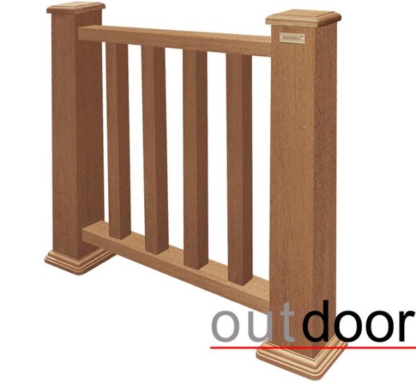 Ограждение из ДПК Outdoor Классик 3D STORM дуб купить в Успенском