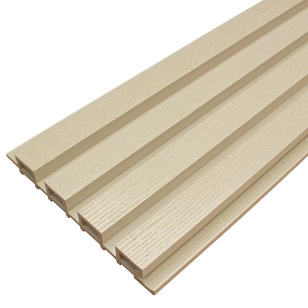 Фасадная доска из ДПК Faynag Wood Рейка Слоновая кость купить в Успенском