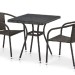 Комплект плетеной мебели AFINA из иск. ротанга T282BNT/Y137C-W53 Brown 2Pcs купить в Успенском