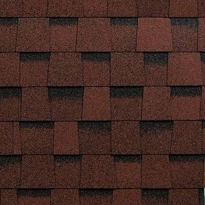 Двухслойная ламинированная черепица Shinglas, серия Фазенда – Красный купить в Успенском