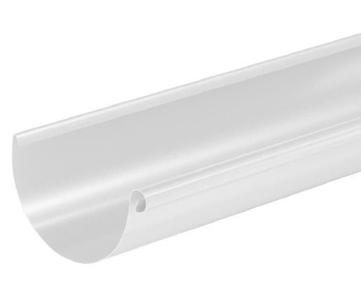 Водосток Aquasistem, система 125x90 - Водосточный желоб 3.00м RR 20 Белый купить в Успенском