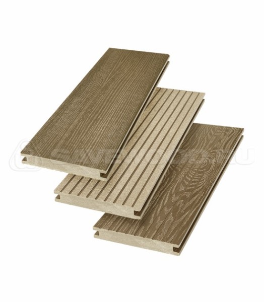 Террасная доска SW Fraxinus (R) полнотелая «SaveWood» Тик купить в Успенском