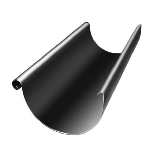 Водосток Grand Line 125x90 – Желоб 3м RAL 9005 купить в Успенском