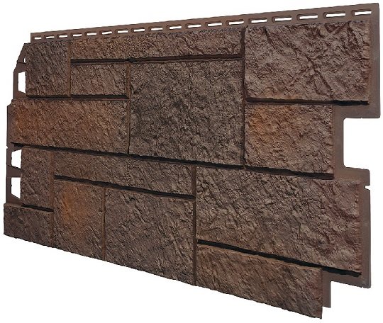 Фасадная панель VOX Sandstone (Сандстоун) темно коричневый купить в Успенском