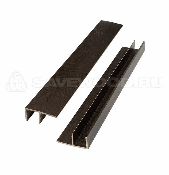 F-профиль ДПК Savewood – Тёмно-коричневый купить в Успенском
