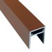 П-профиль Алюминиевый EasyDecking 35x25 Коричневый купить в Успенском