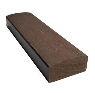 Лавочный брус Ecodecking Некст полнотелый брашированный 70х35 шоколад купить в Успенском