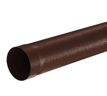 Водосток Aquasistem, Система 150/100 - Труба водосточная 1.00м RAL 8017 Коричневый matt купить в Успенском