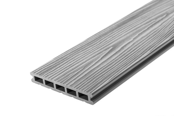 Террасная доска из ДПК RusDecking Unodeck Mogano - Серый купить в Успенском