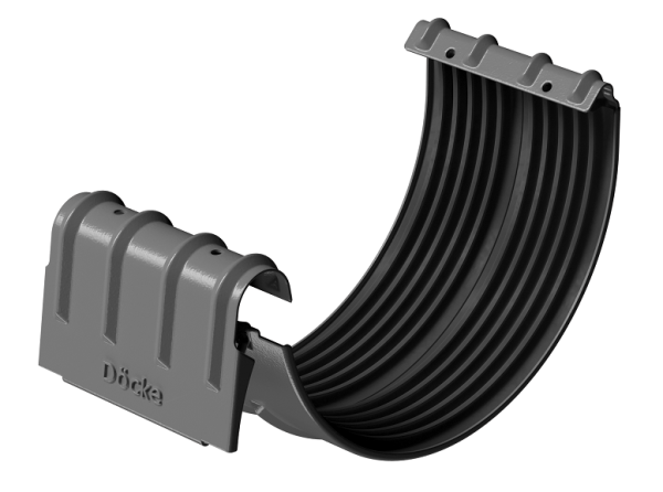 Соединитель желобов D125 Döcke STAL PREMIUM Графит, (RAL 7024) купить в Успенском