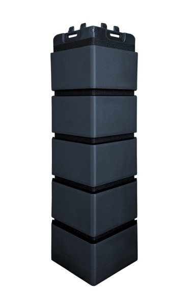 Угол Grand Line клинкерный кирпич ПРЕМИУМ Графит (шов RAL 9005) купить в Успенском