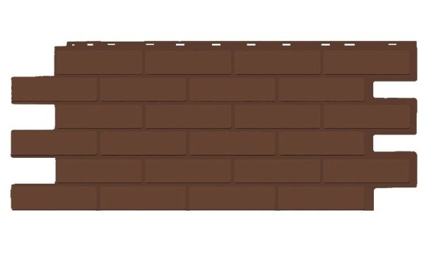 Фасадная панель T-Siding Кирпич Модерн Эко Браун купить в Успенском