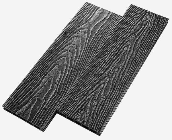 Террасная доска из ДПК RusDecking Unodeck Vintage - Графит купить в Успенском